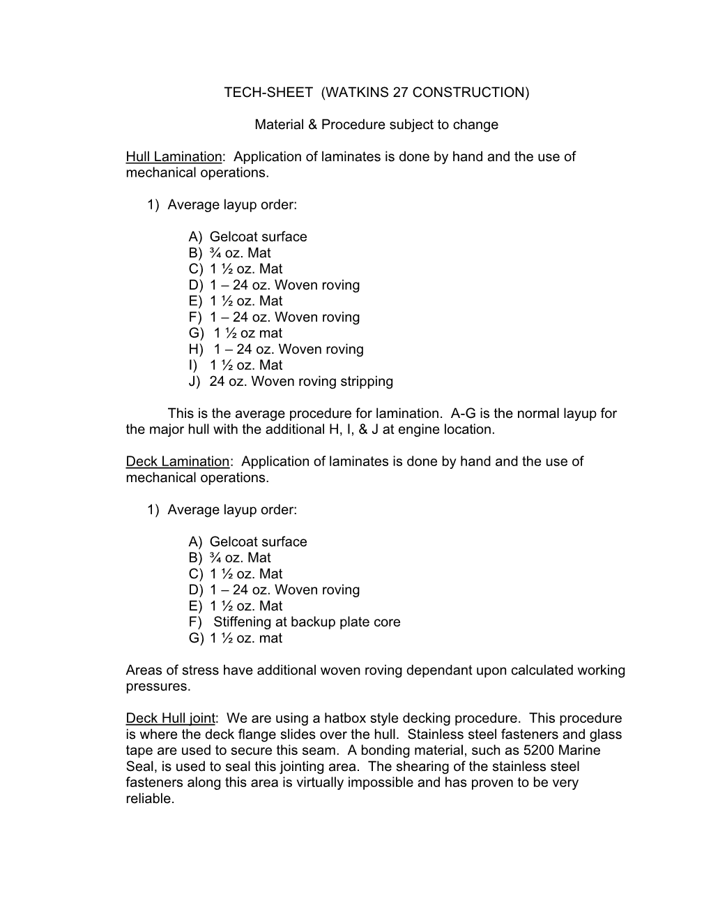 Watkins 27 Tech-Sheet