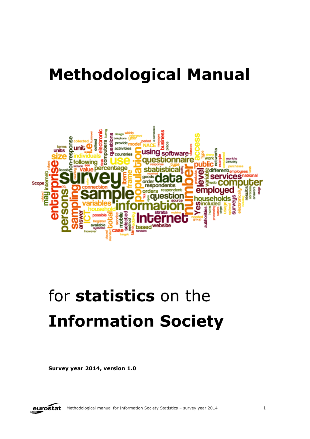Methodological Manual for Statistics on the Information Society