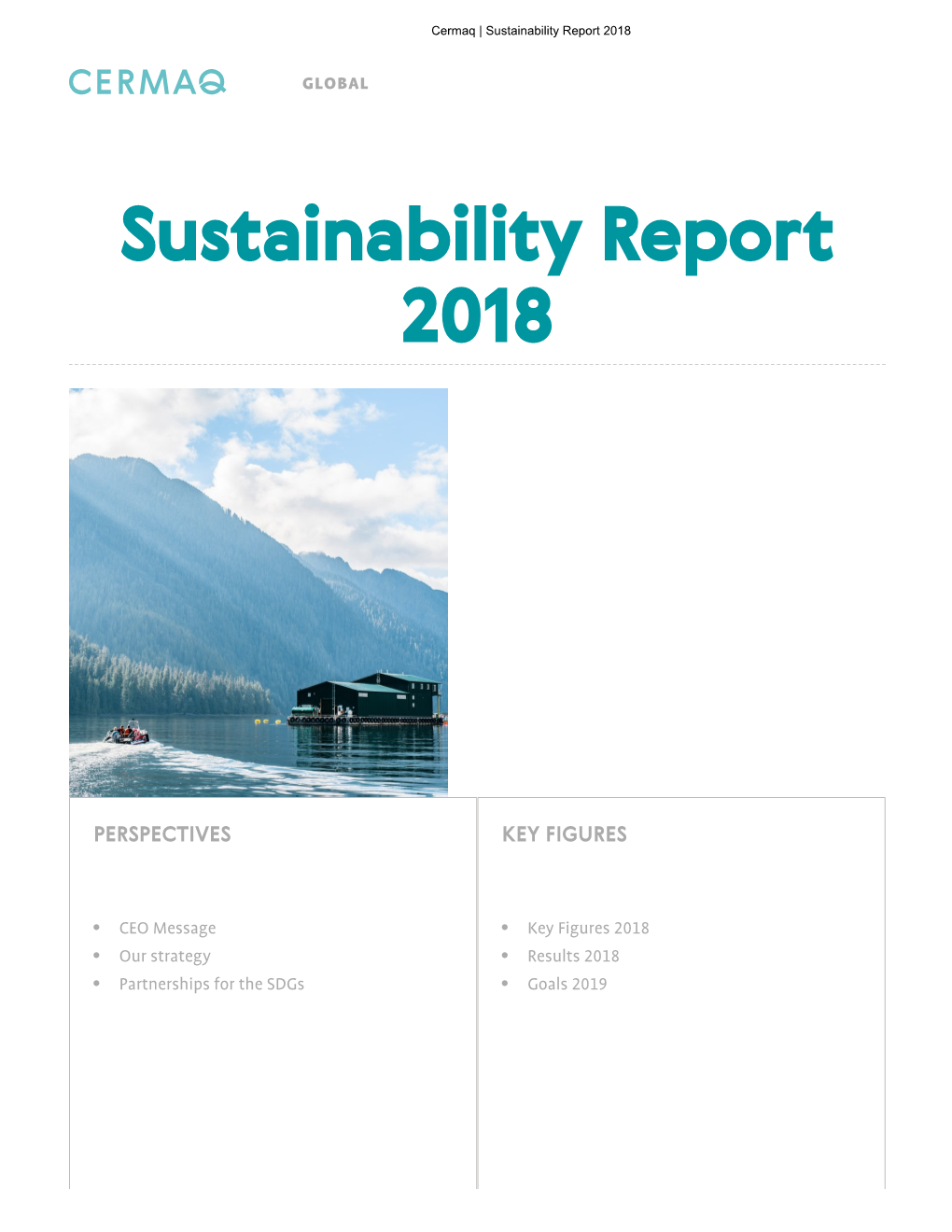 Cermaq Group Annual Sustainability Report 2018