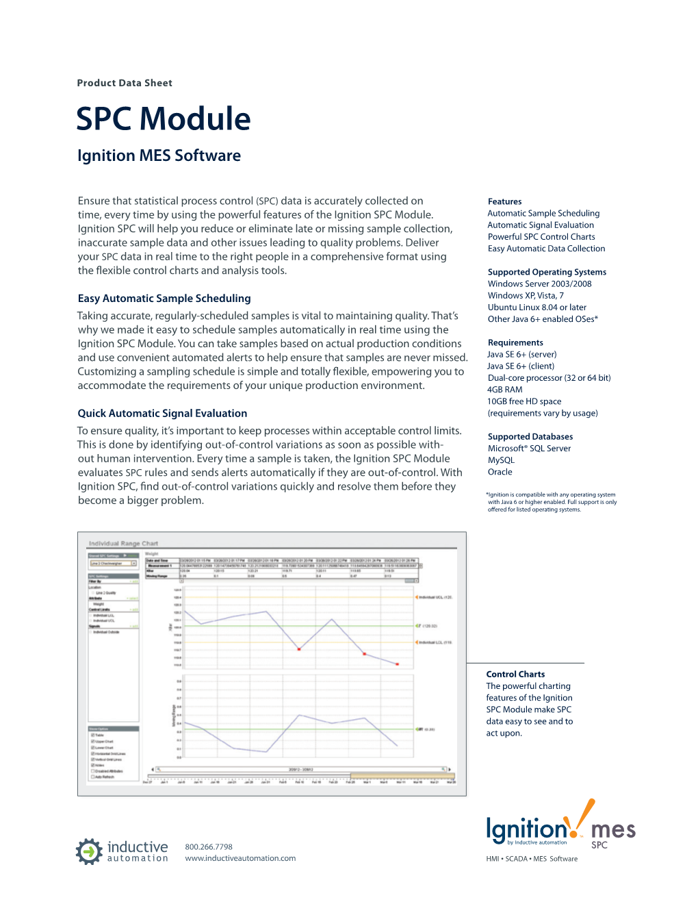 SPC Module Ignition MES Software