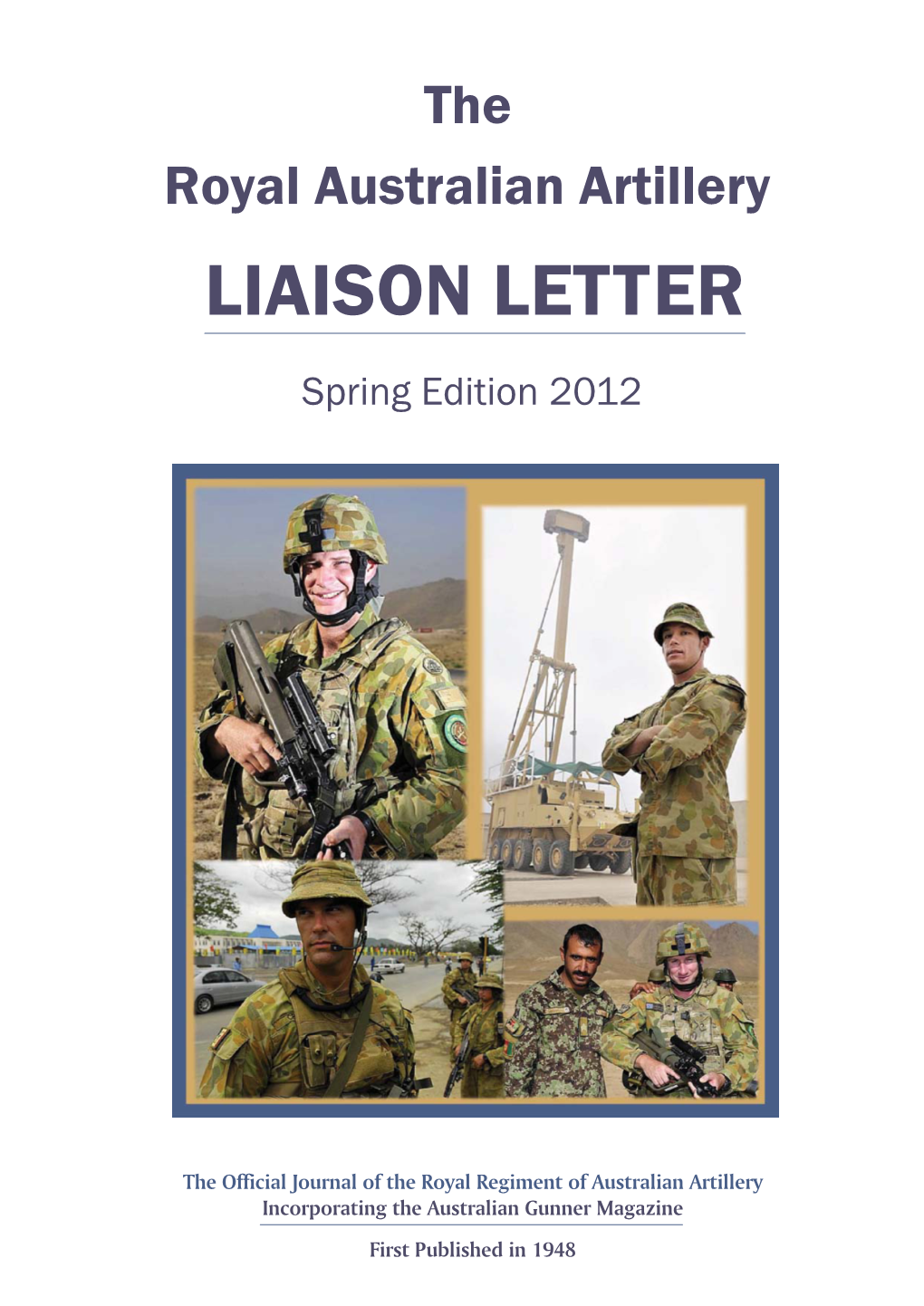 RAA Liaison Letter Spring 2012