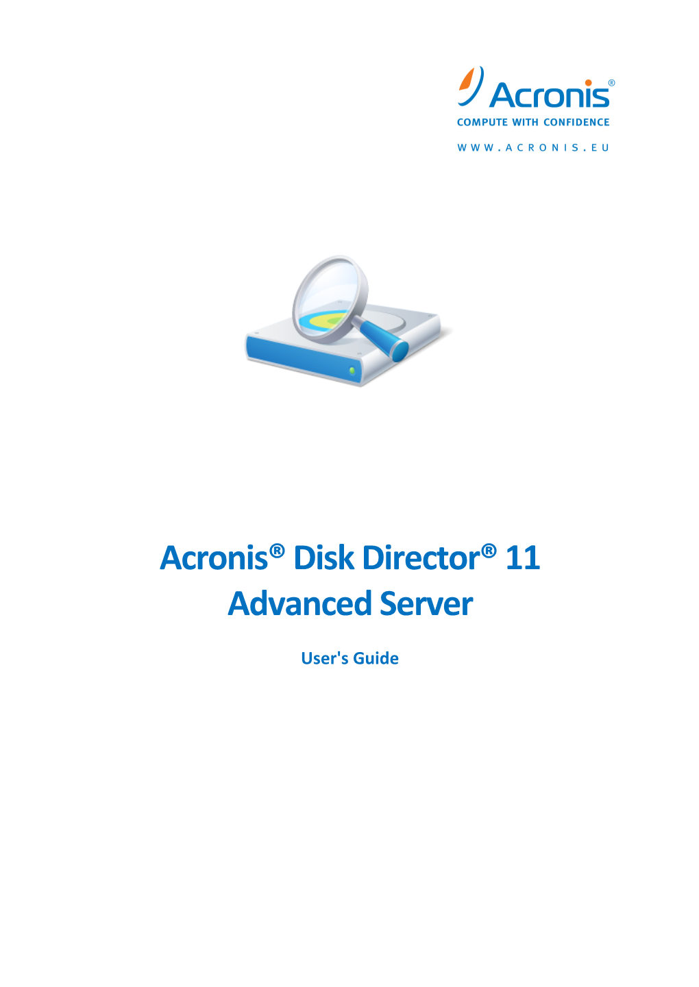 Acronis® Backup & Recovery 10® 11 User's Guide