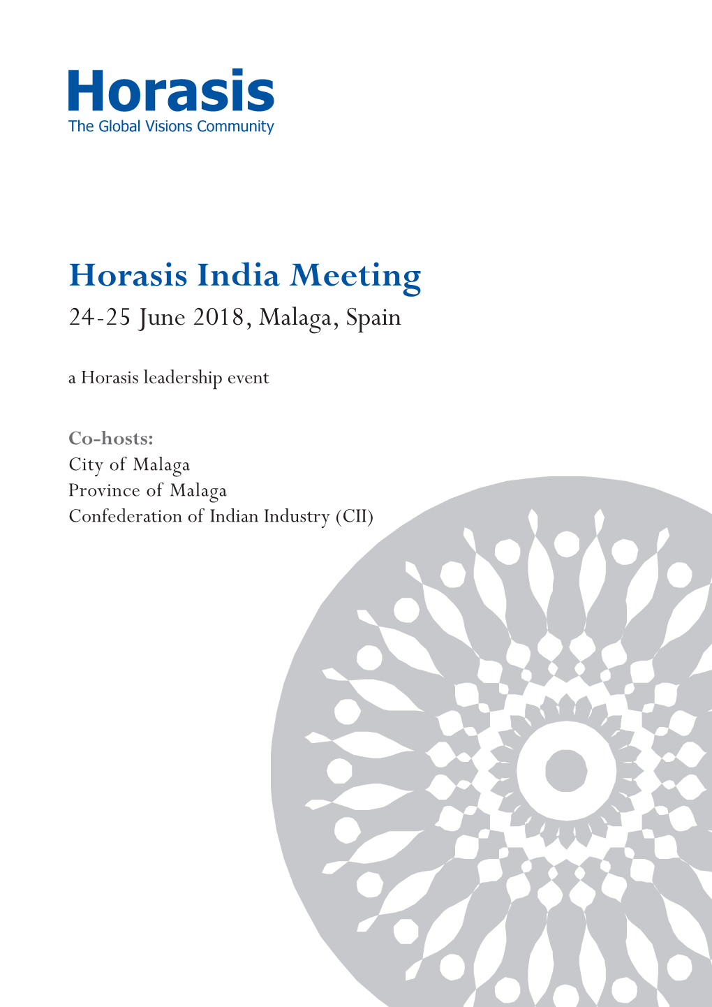 Horasis India Meeting 2018
