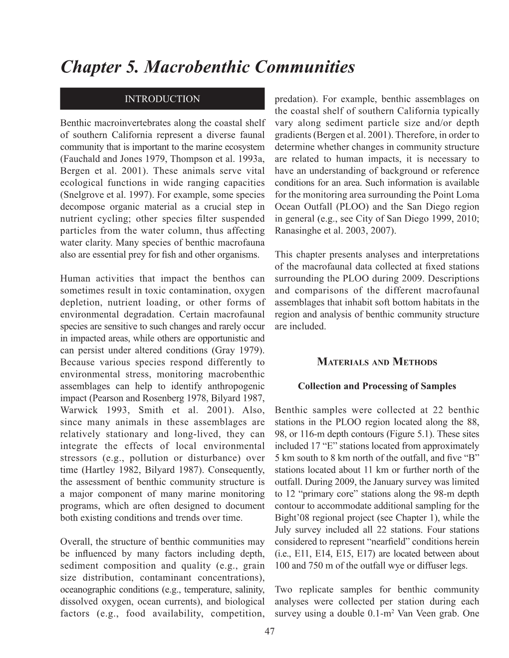 2009 PLOO Macrobenthic Chapter.Indd