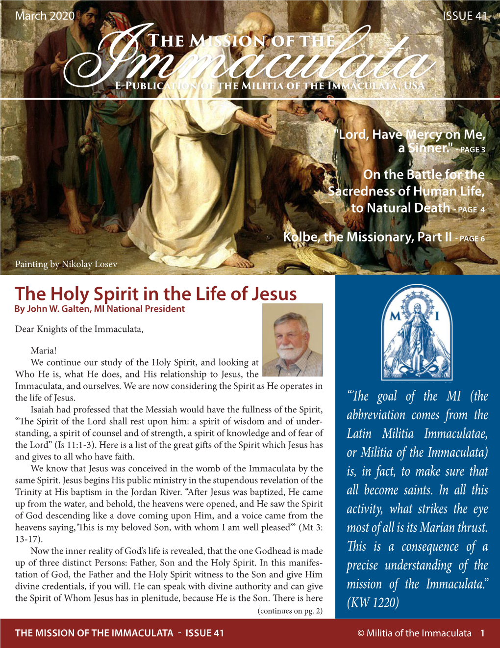 The Holy Spirit in the Life of Jesus by John W