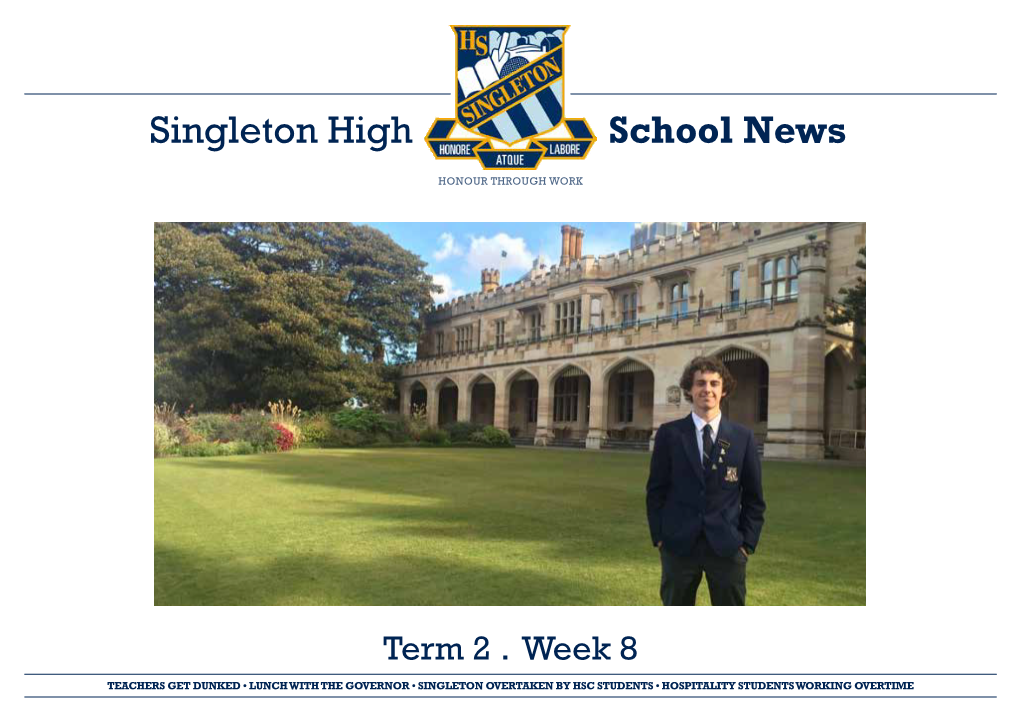 Singleton High School News