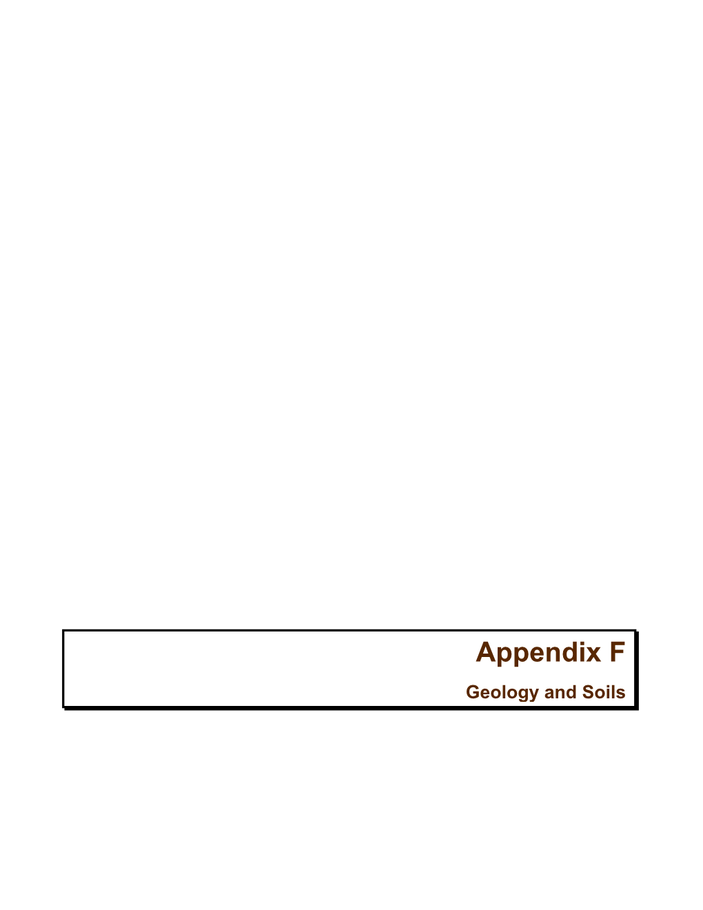 FSEIR Appendix F