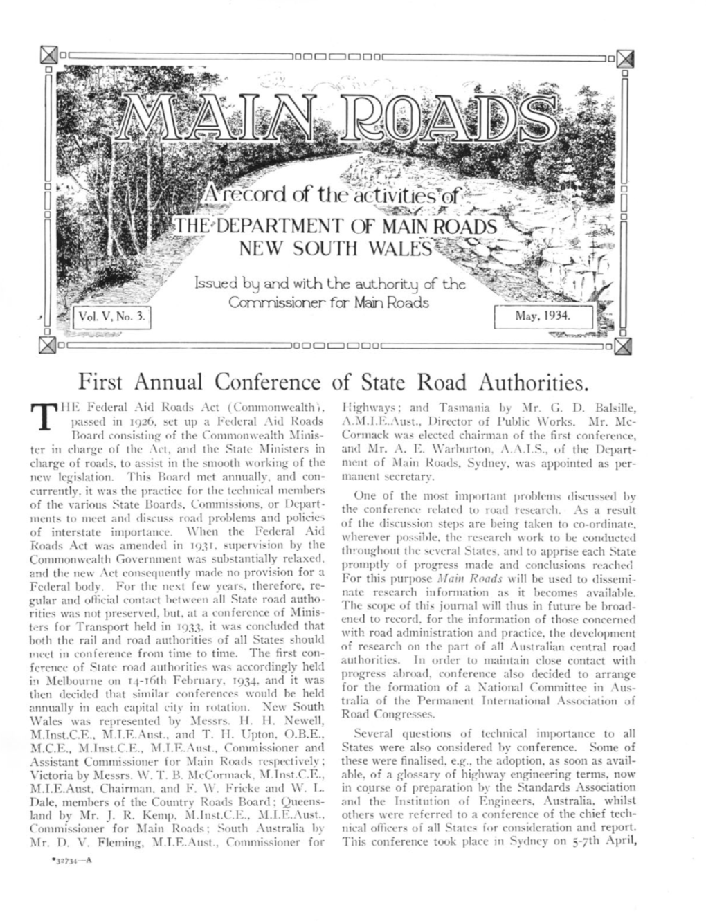 May 1934, Volume 5, No. 3