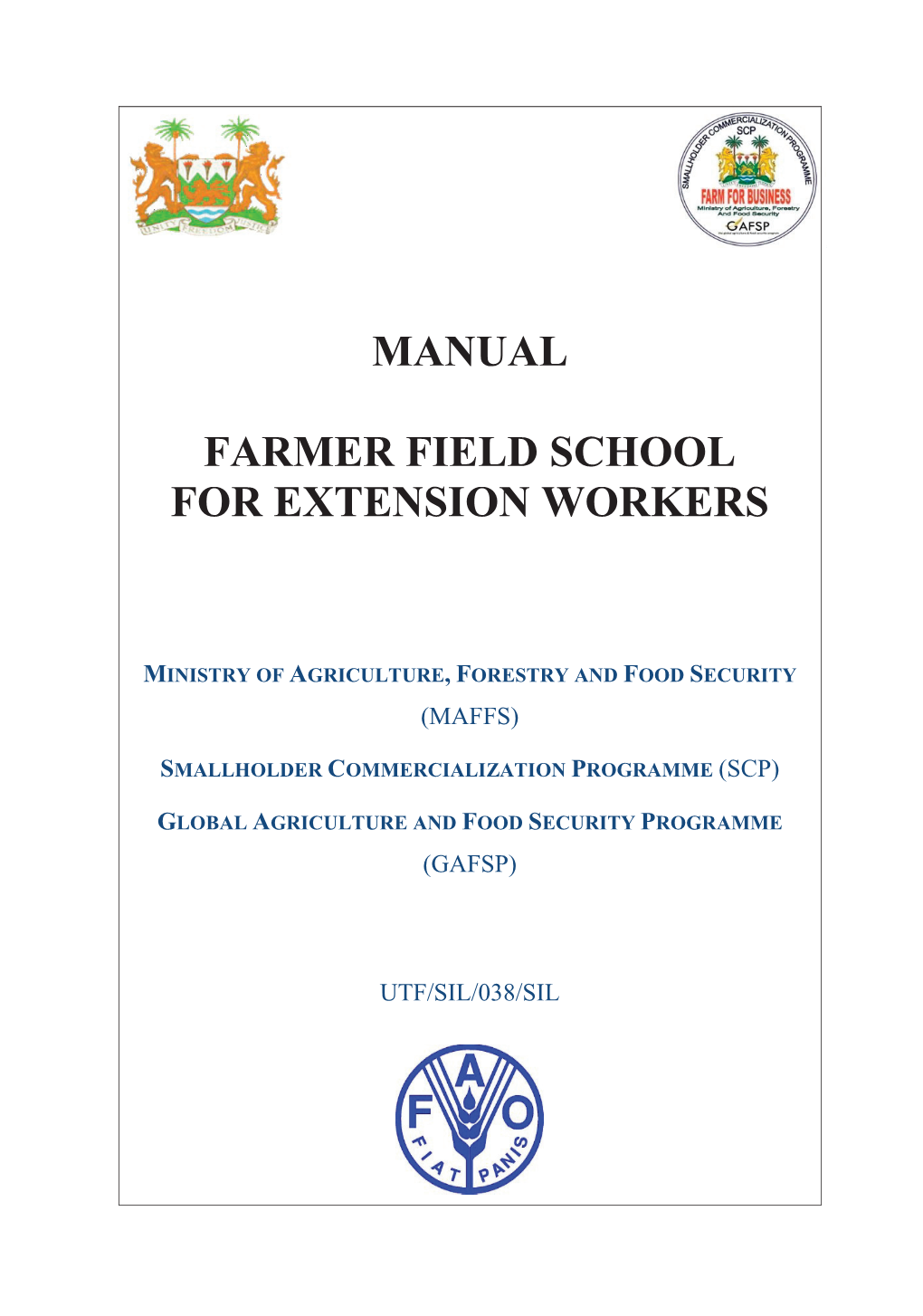 Farmer Field School for Extension Workers
