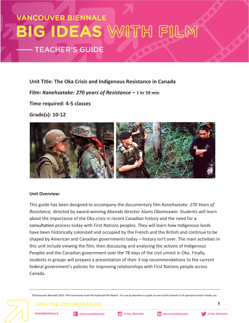 The Oka Crisis and Indigenous Resistance in Canada Film