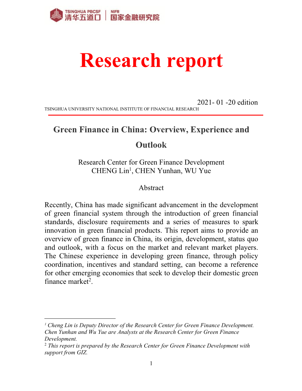 Research Report