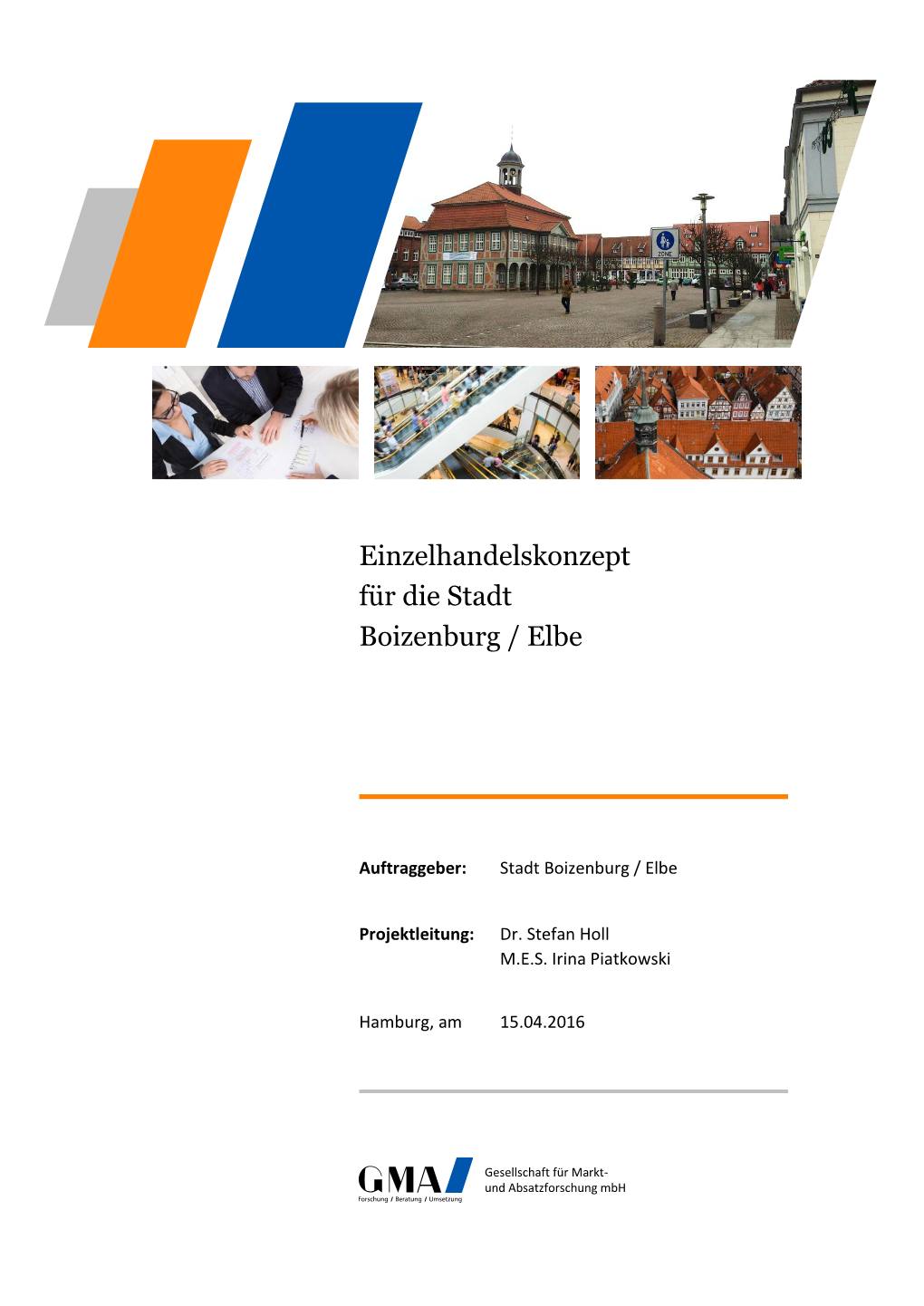 Einzelhandelskonzept Für Die Stadt Boizenburg / Elbe