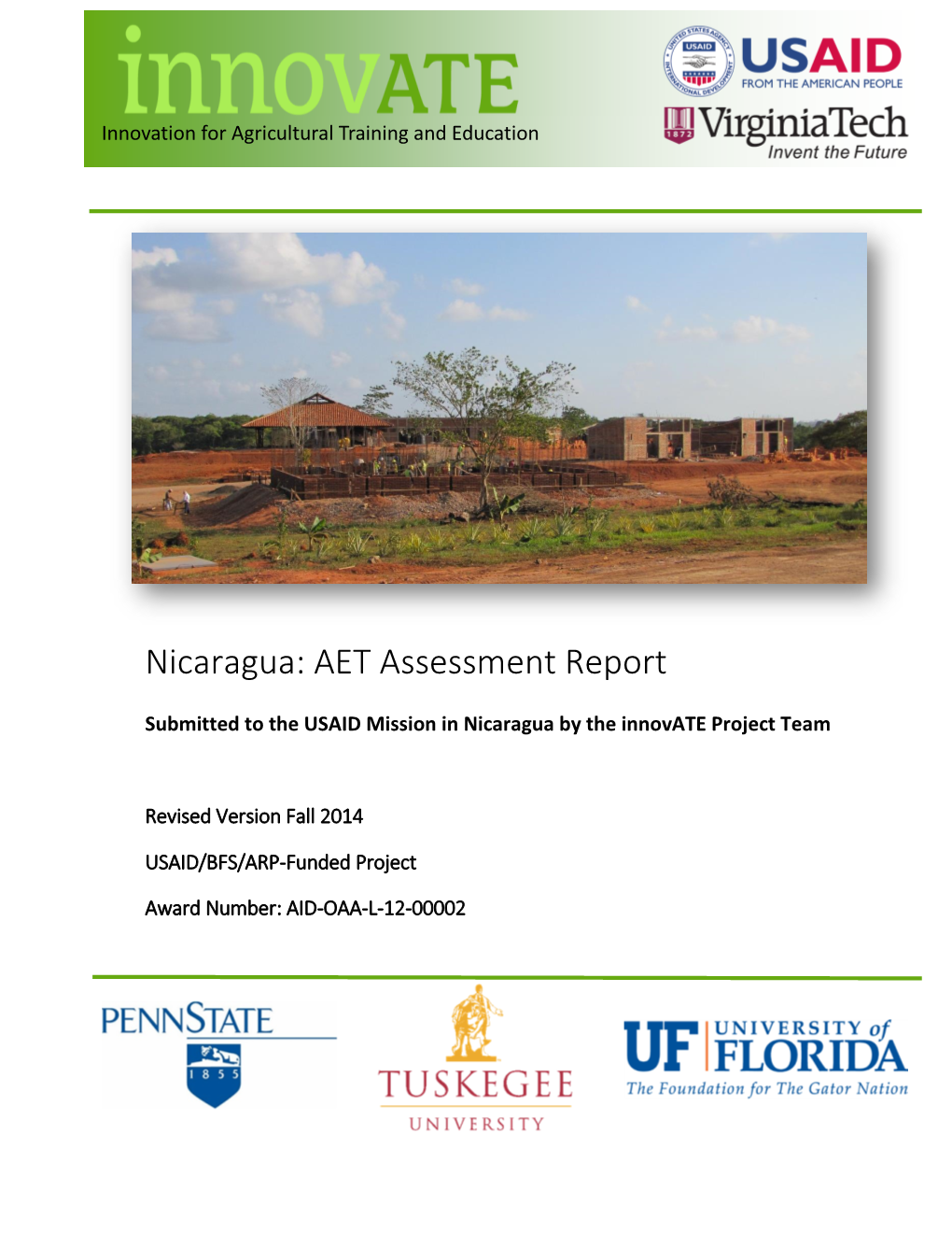 Nicaragua: AET Assessment Report