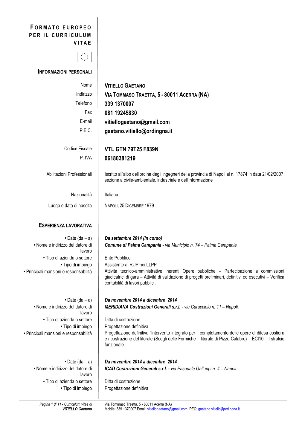 Curriculum Vitae