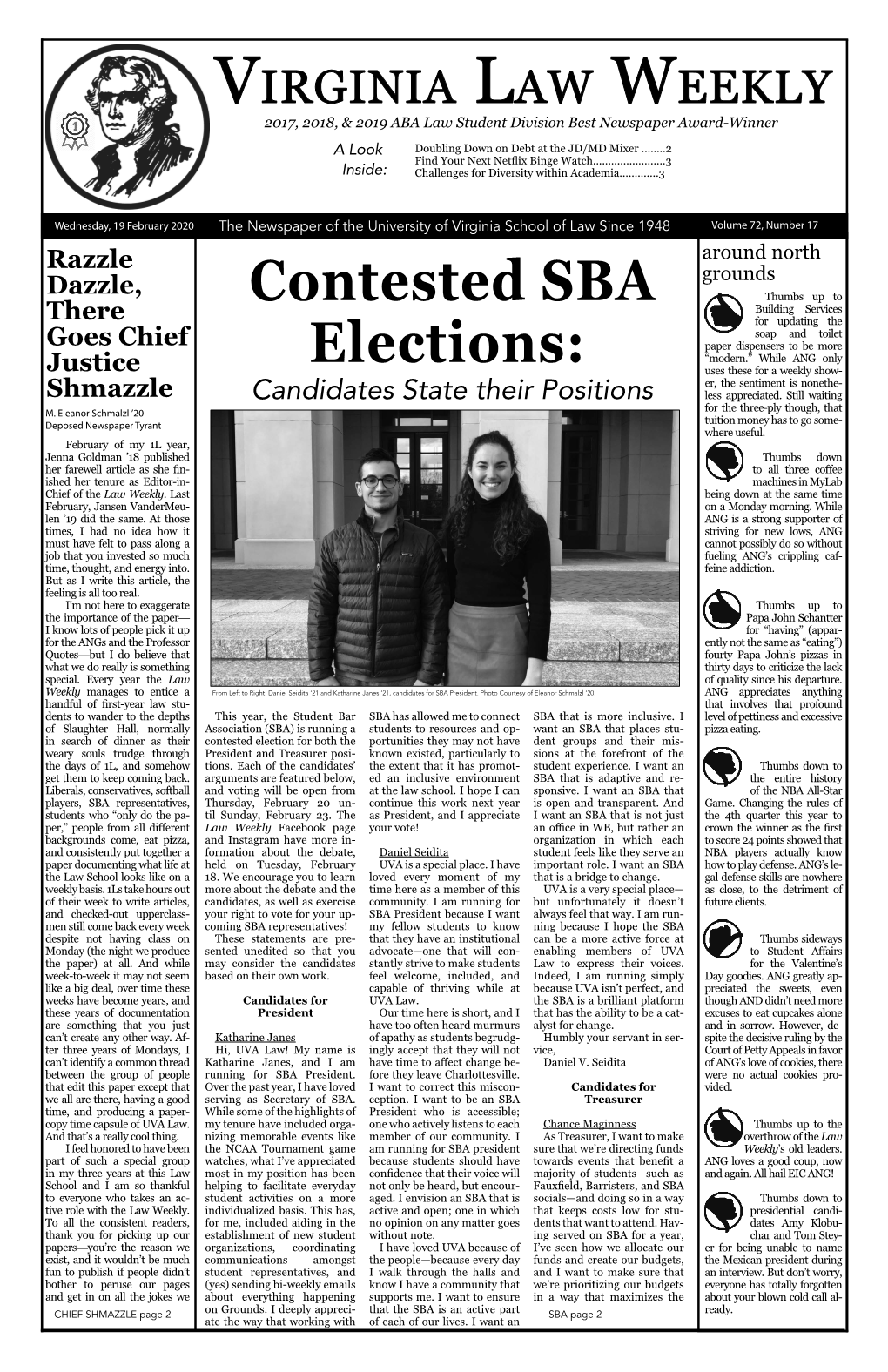 Contested SBA Elections