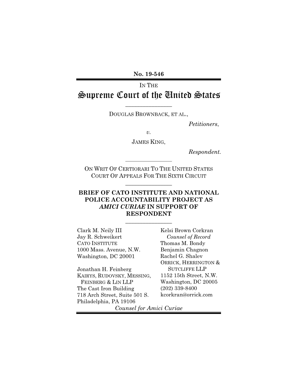 Amicus Brief