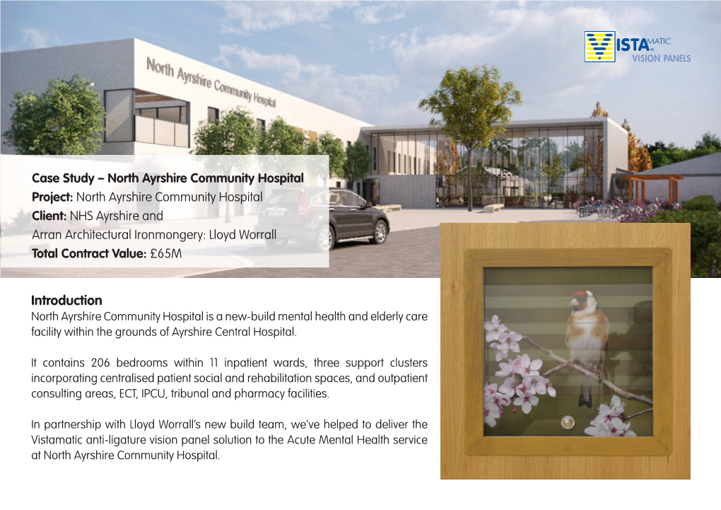 North Ayrshire Community Hospital Case Study