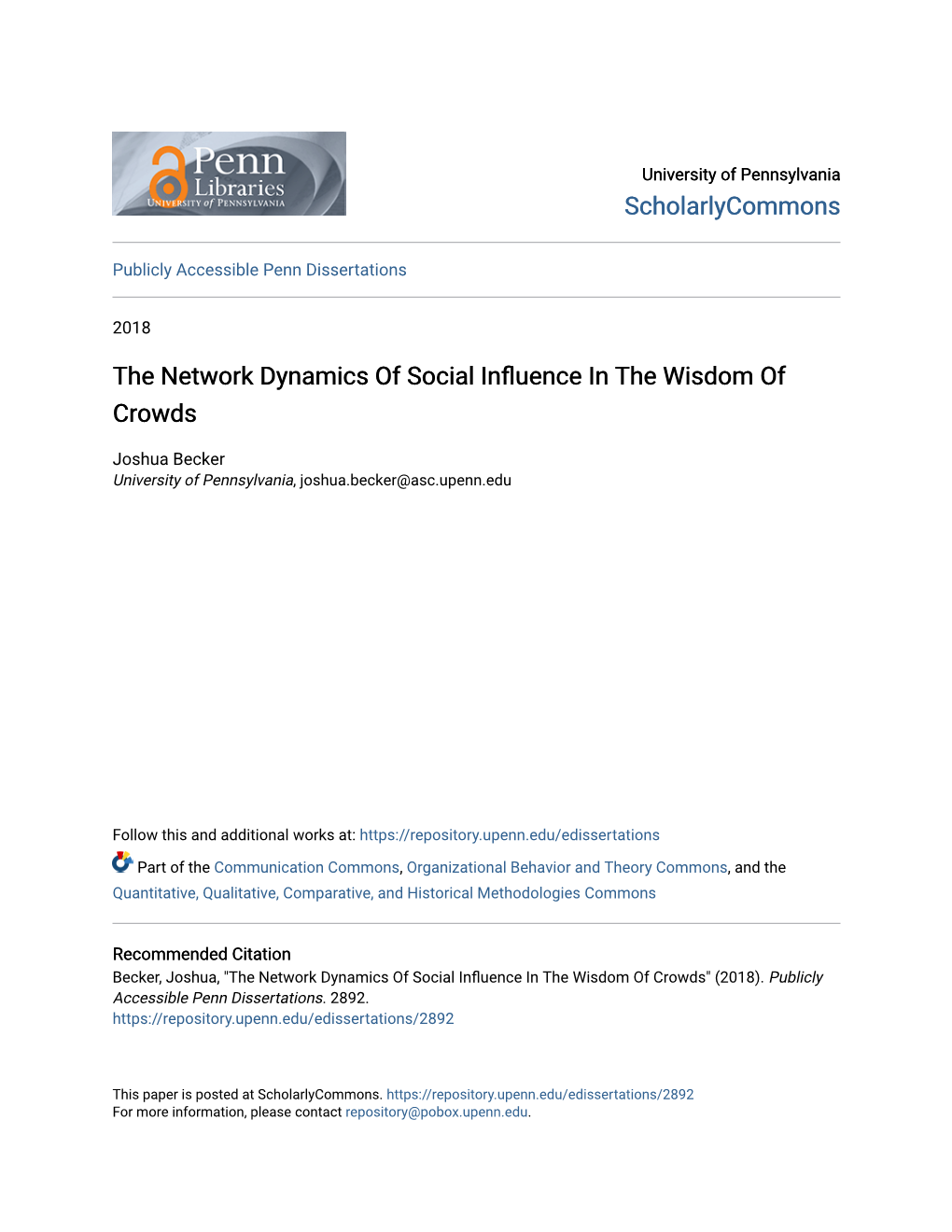 The Network Dynamics of Social Influence in the Wisdom of Crowds