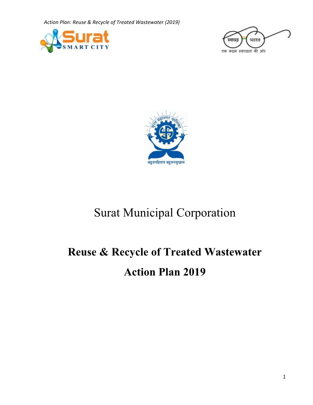 Reuse & Recycle of Treated Wastewater Action Plan 2019