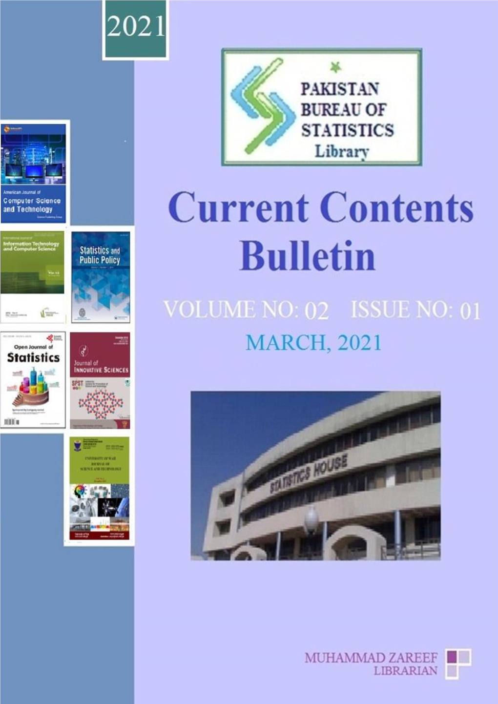 Current Contents Bulletin — March 2021 1