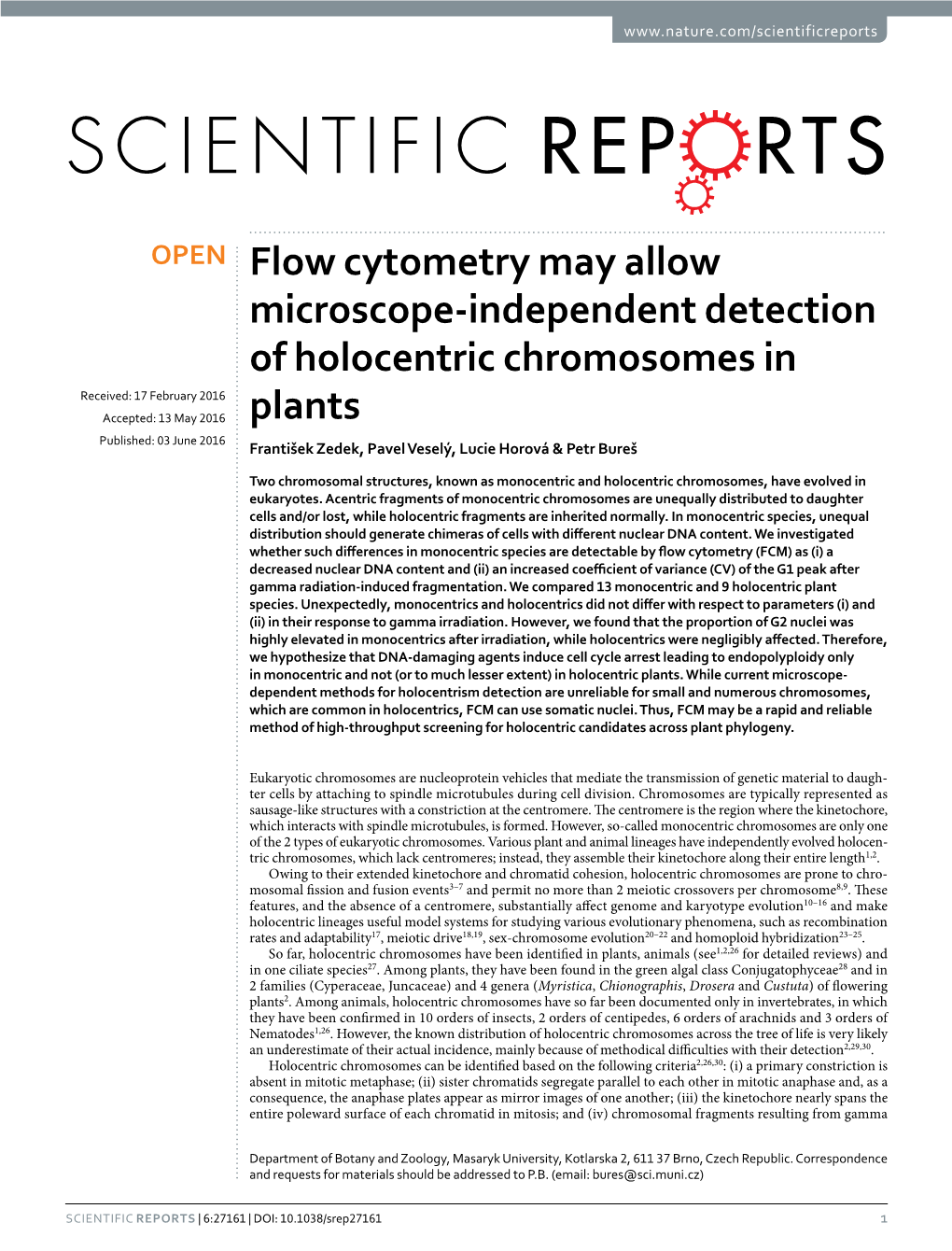 Flow Cytometry May Allow Microscope-Independent Detection