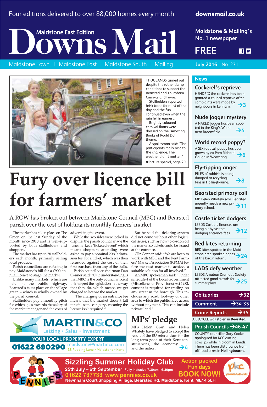 Fury Over Licence Bill for Farmers' Market