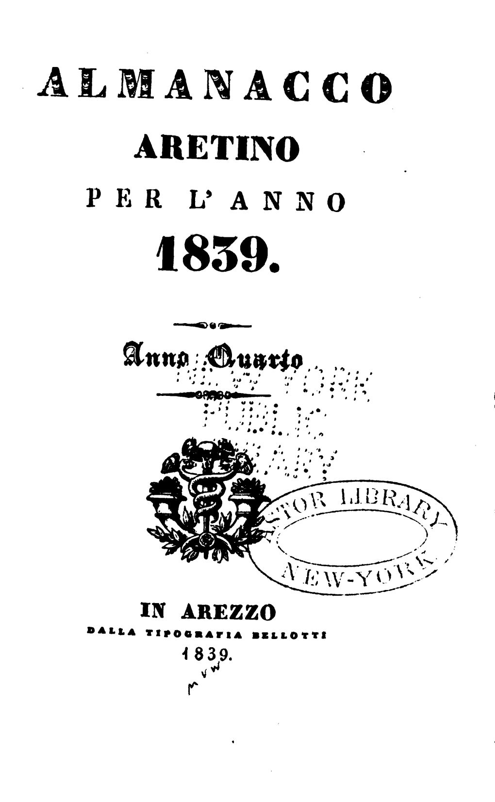 Almanacco Aretino