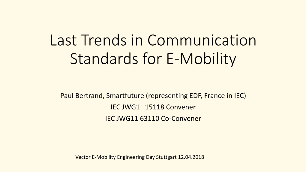 Vector E Mobility Engineering Day 04-12-2018