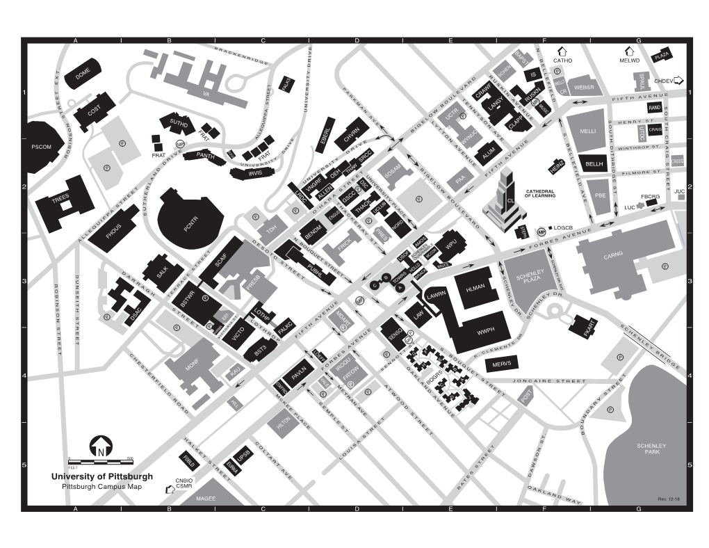 Campus Map B L a N D MAGEE W a Rev