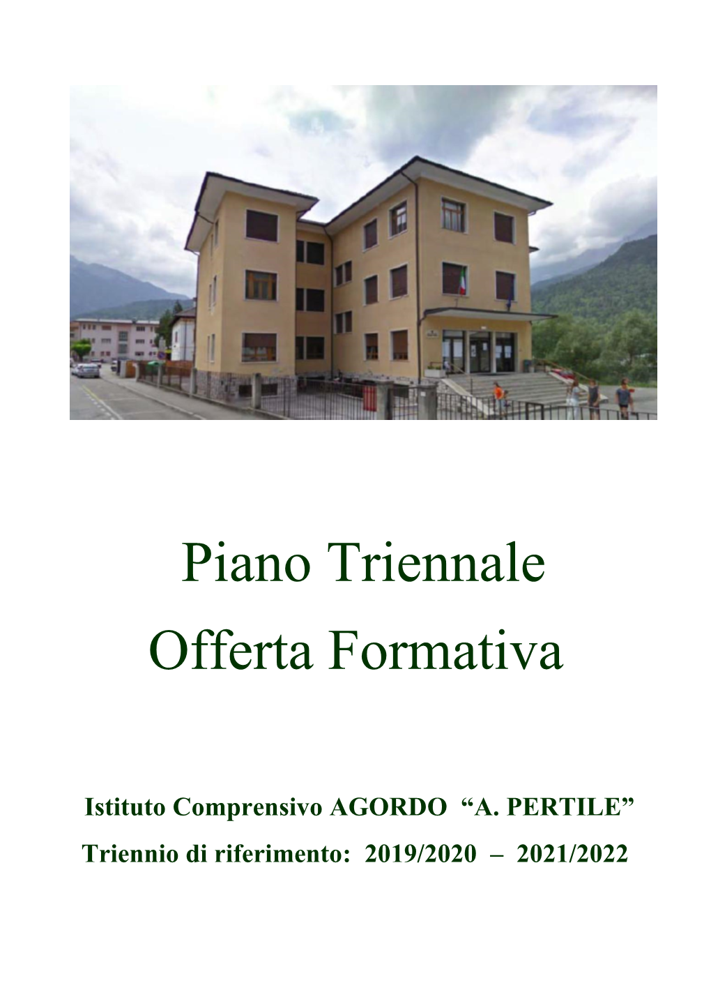 Piano Triennale Offerta Formativa