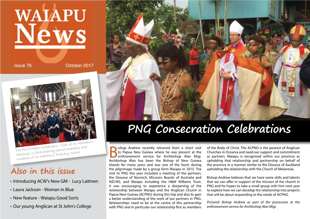PNG Consecration Celebrations