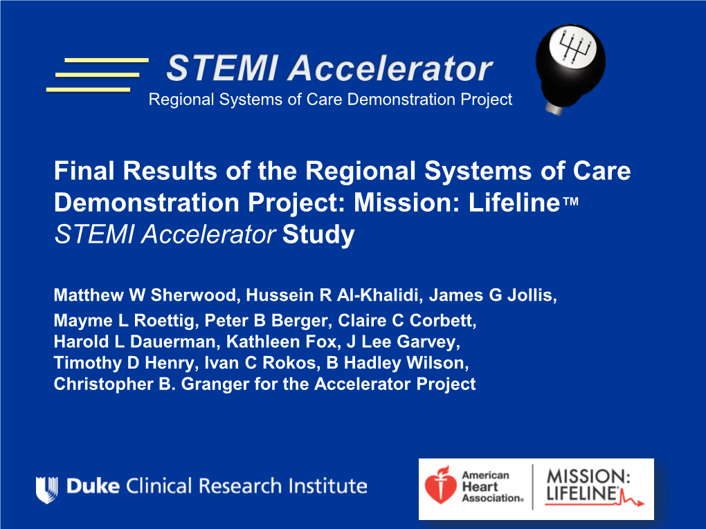 STEMI Acclerator