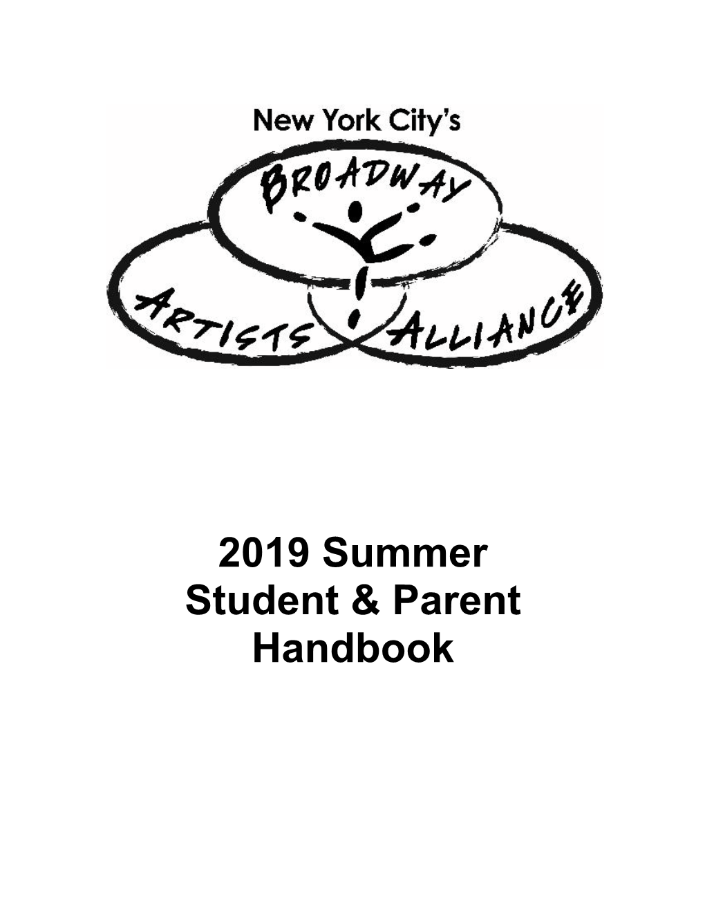 2019 Summer Student & Parent Handbook