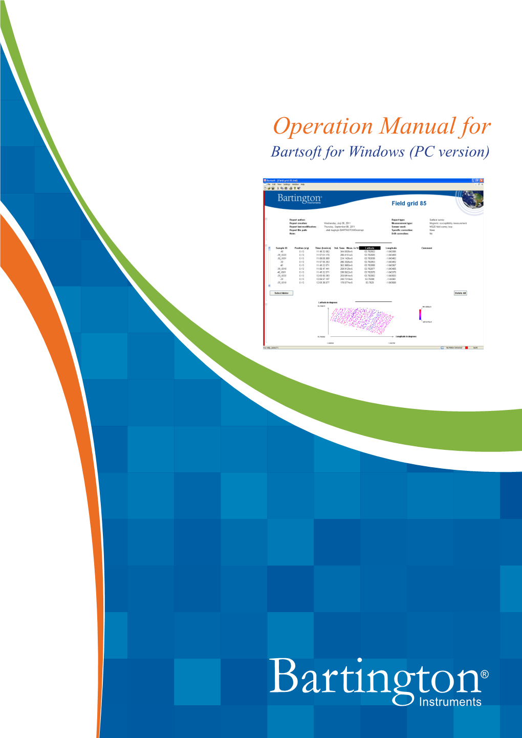 Bartsoft PC Operation Manual OM2647