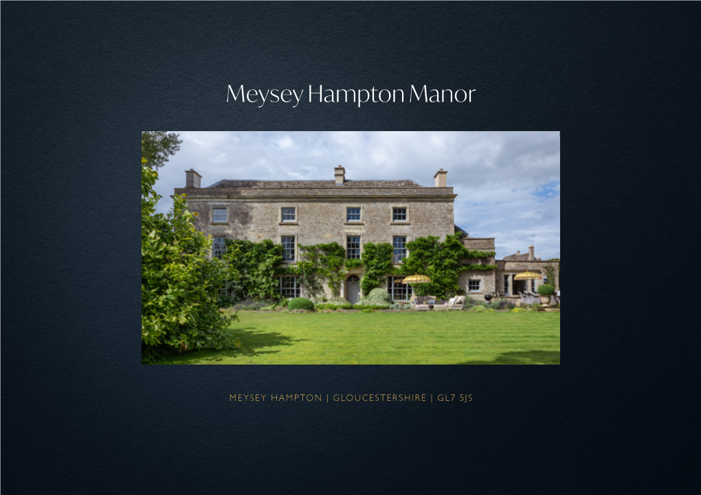 Meysey Hampton Manor