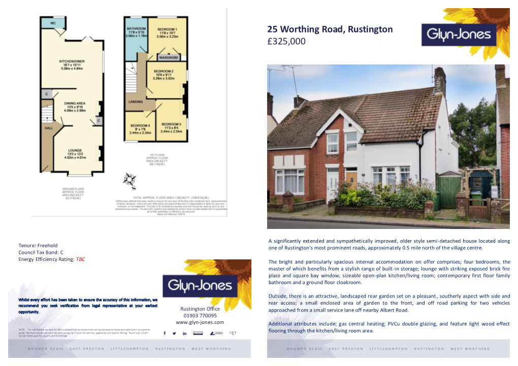 25 Worthing Road, Rustington £325,000