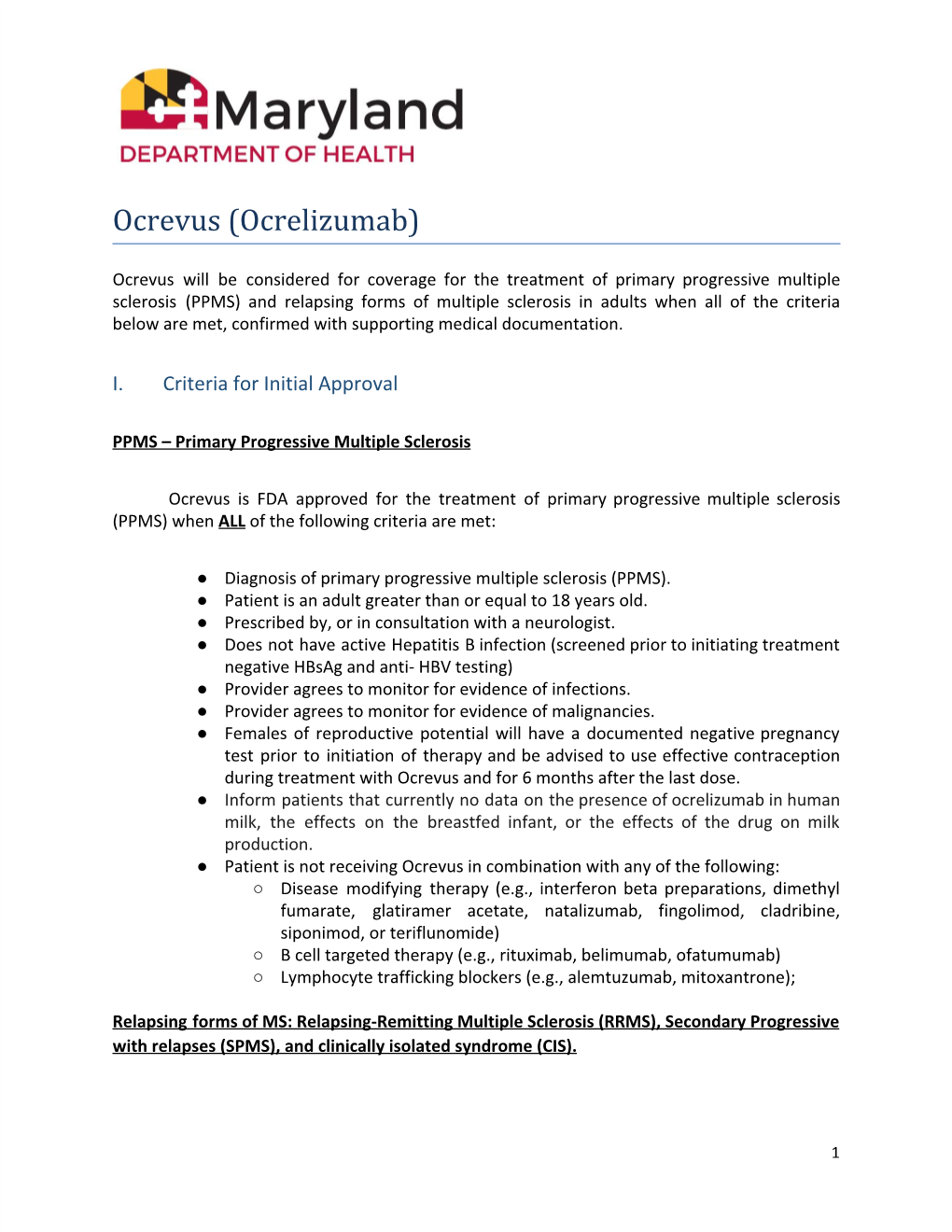 Ocrevus (Ocrelizumab)