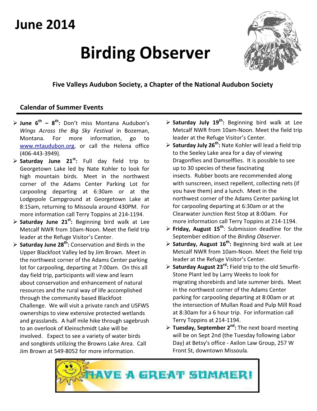 Birding Observer