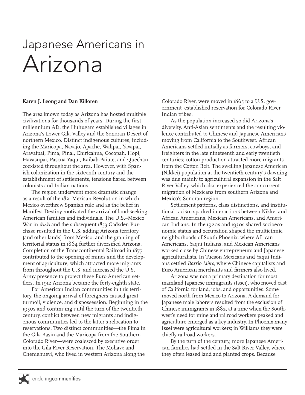 Japanese Americans in Arizona