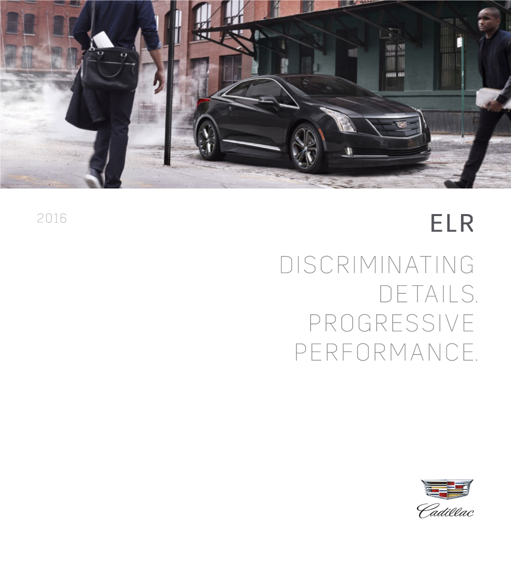 Discriminating Details Progressive Performance