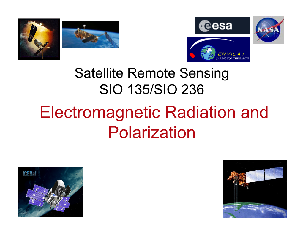 Electromagnetic Radiation and Polarization