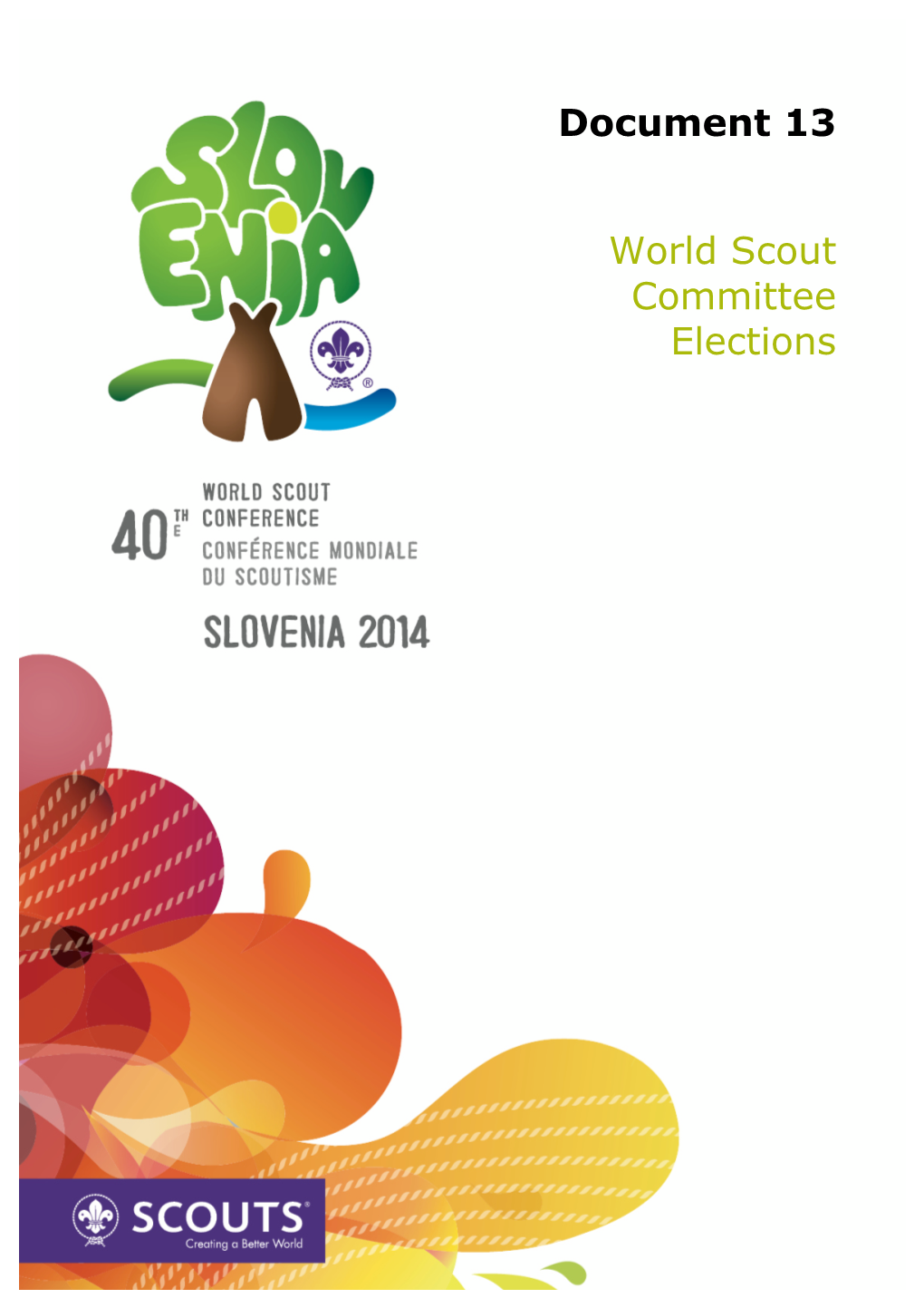 Document 13 World Scout Committee Elections