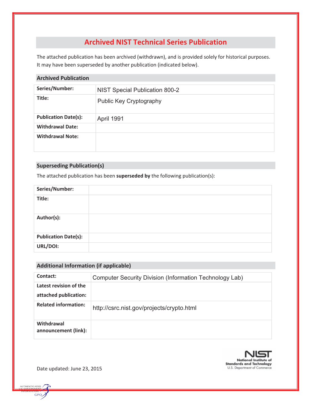 Public-Key Cryptography