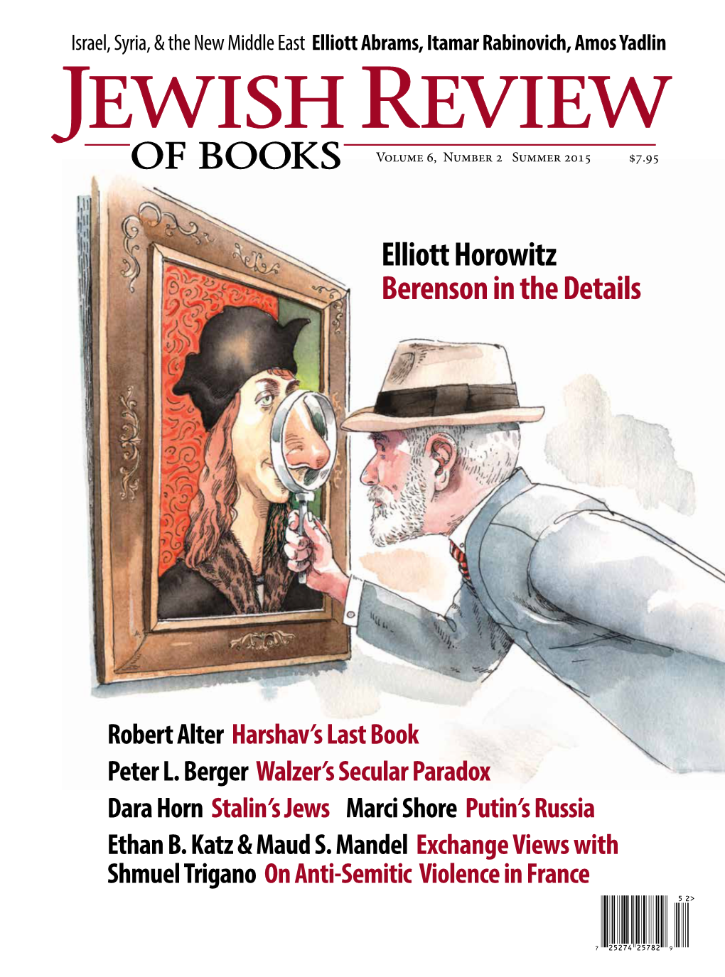 JEWISH REVIEW of BOOKS Volume 6, Number 2 Summer 2015 $7.95