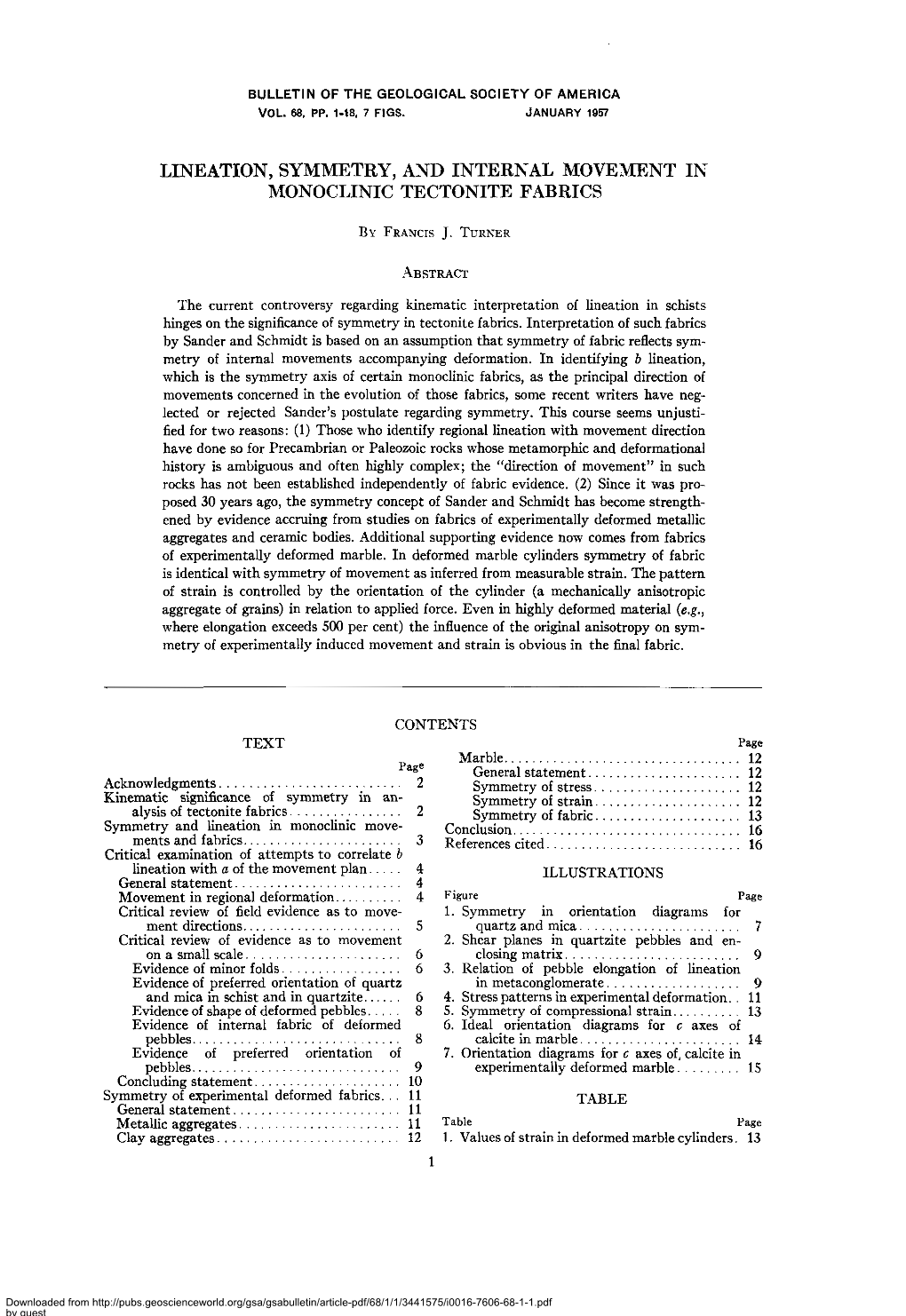 Lineation, Symmetry, and Internal Movement in Monoclinic Tectonite Fabrics