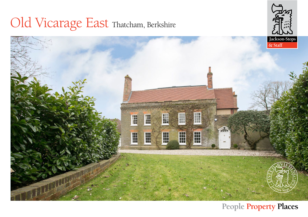 People Property Places a Beautifully Presented Wing of an Elegant Listed Georgian Vicarage Modernised to a High Standard