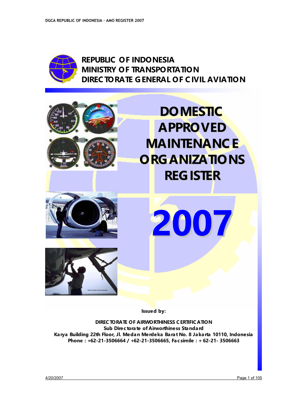 Domestic Approved Maintenance Organizations