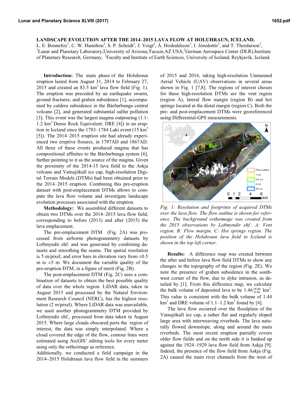 Landscape Evolution After the 2014–2015 Lava Flow at Holuhraun, Iceland