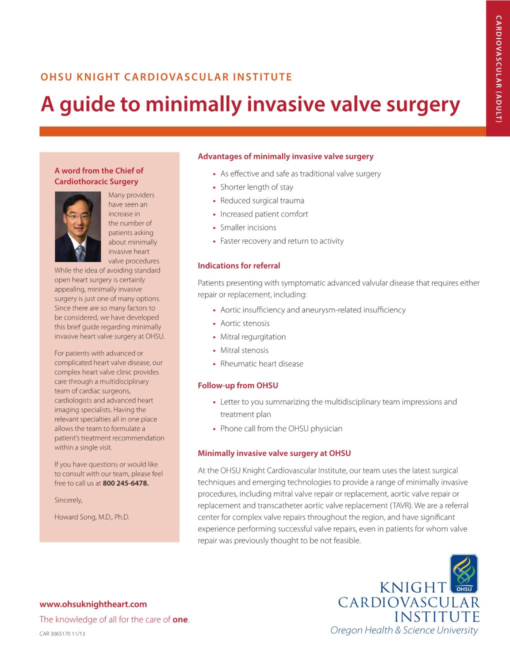 A Guide to Minimally Invasive Valve Surgery