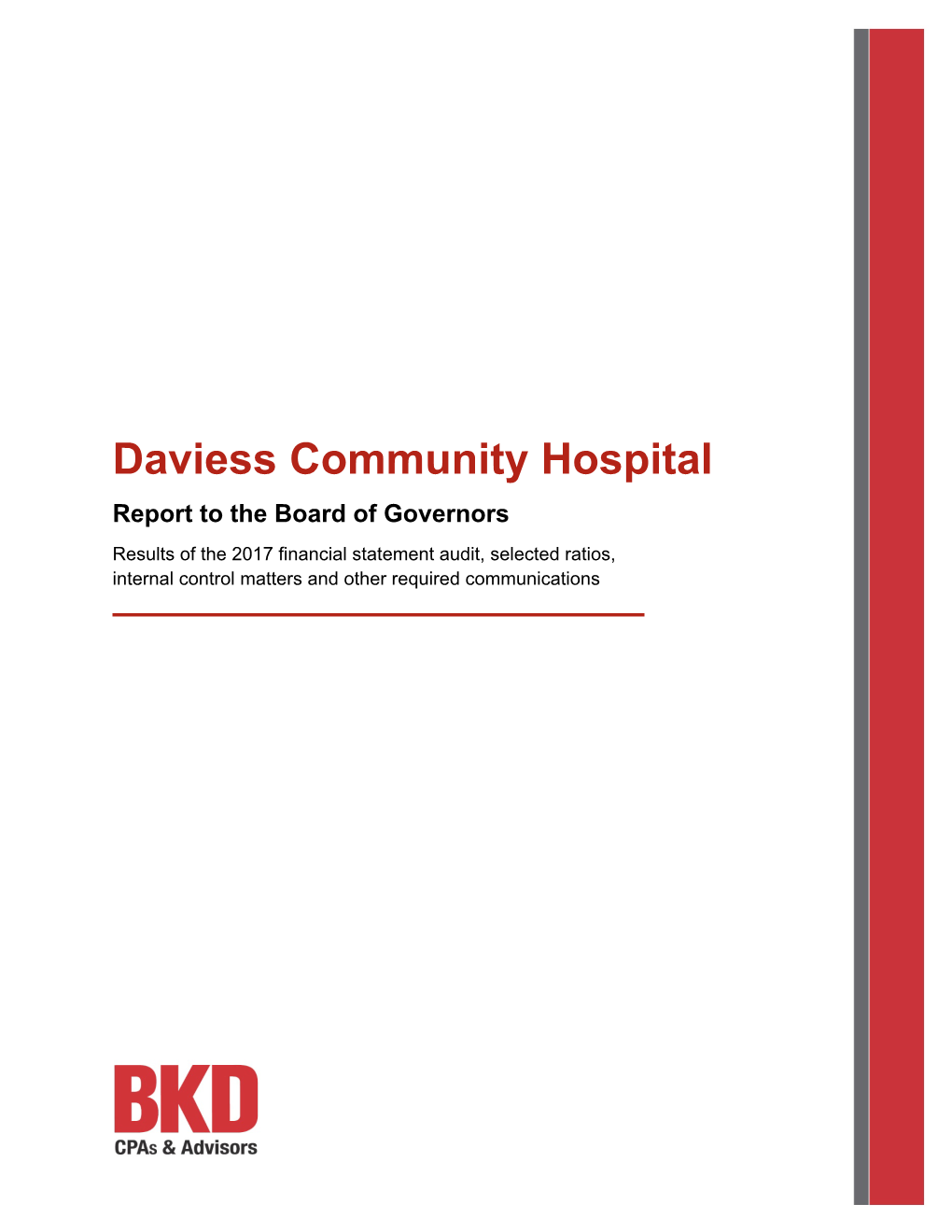 Daviess Community Hospital Washington, Indiana